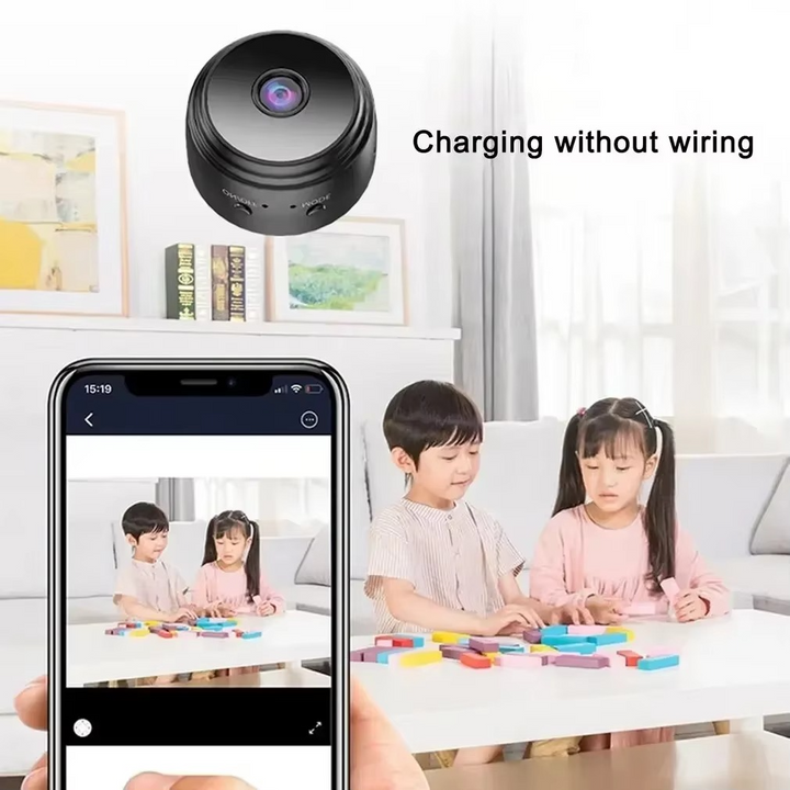 Kompakt HD 720P Trådløs Mini Smart Sikkerhetskamera med Mobilovervåkning Luvikno