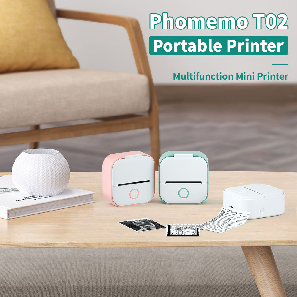 PocketPrint Mini – Bærbar termisk fotoprinter uten blekk | Luvikno