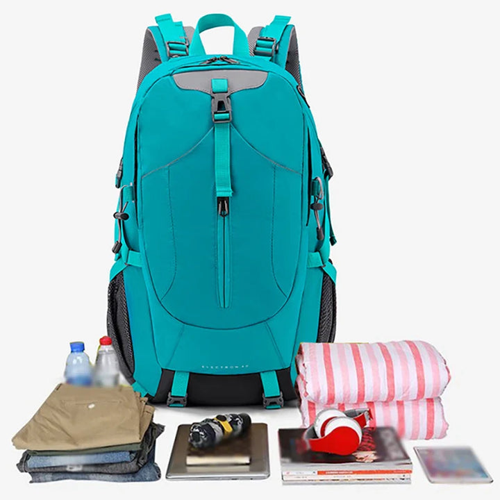 Luvikno | Reise ryggsekk TrekVault 40 | 40 L Utendørs ryggsekk med regntrekk | For fotturer, reise og daglig bruk | 31 × 20 × 52 cm