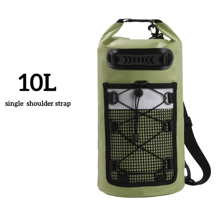 Luvikno | Vanntett tørkestativ AQUARIX Motion | 10/20/30 L | Rulltop & skulderstropp | For kajakk, strand & trekking