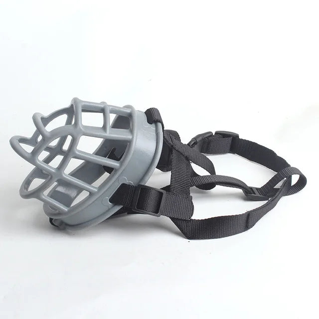 – Justerbar silikon hunde-muzzle Luvikno