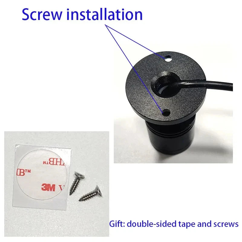 Luvikno | Mini LED Spot LuxoDot | 1W/3W | USB Spotlight for Display Cases & Decoration | Varm & Kald Hvit | Aluminiumhus