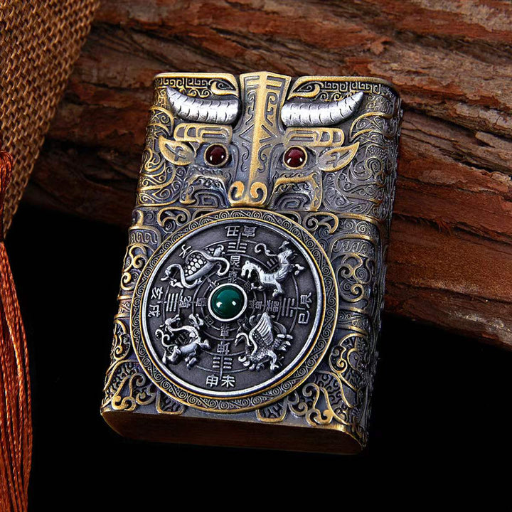 Heavy Armor Steel Spark Kerosene Lighter | Luvikno