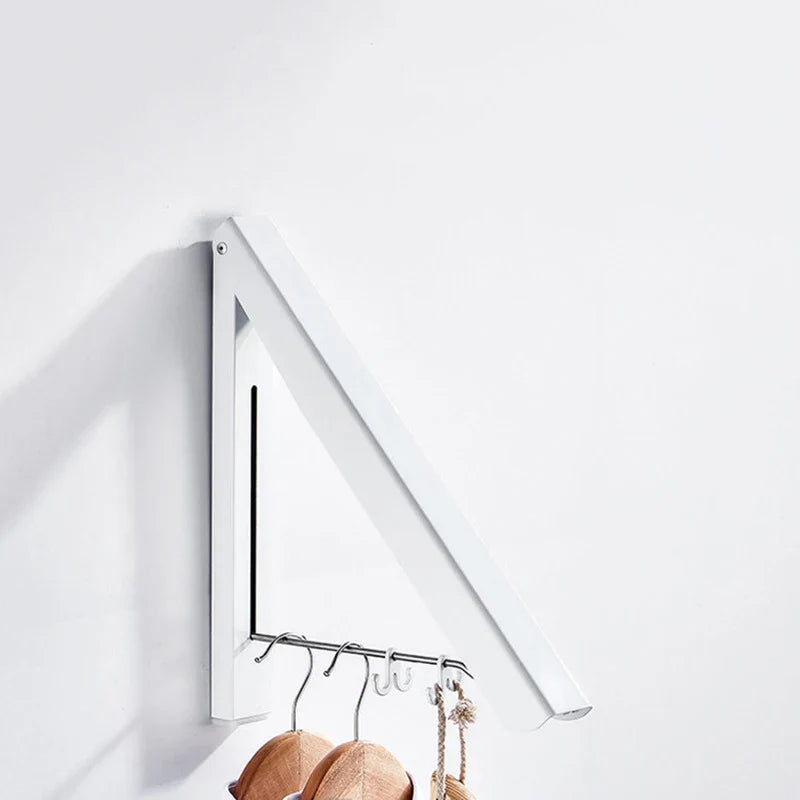 Space Saver Foldbar Veggklær Aluminiumstativ | Luvikno