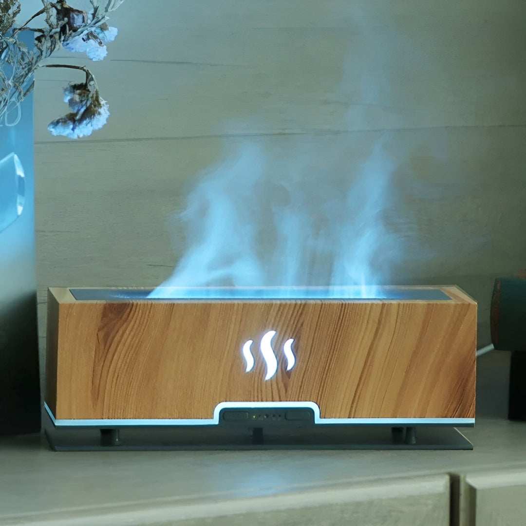 GlowFlame - Stilig Aroma Luftrenser for Hjem Luvikno