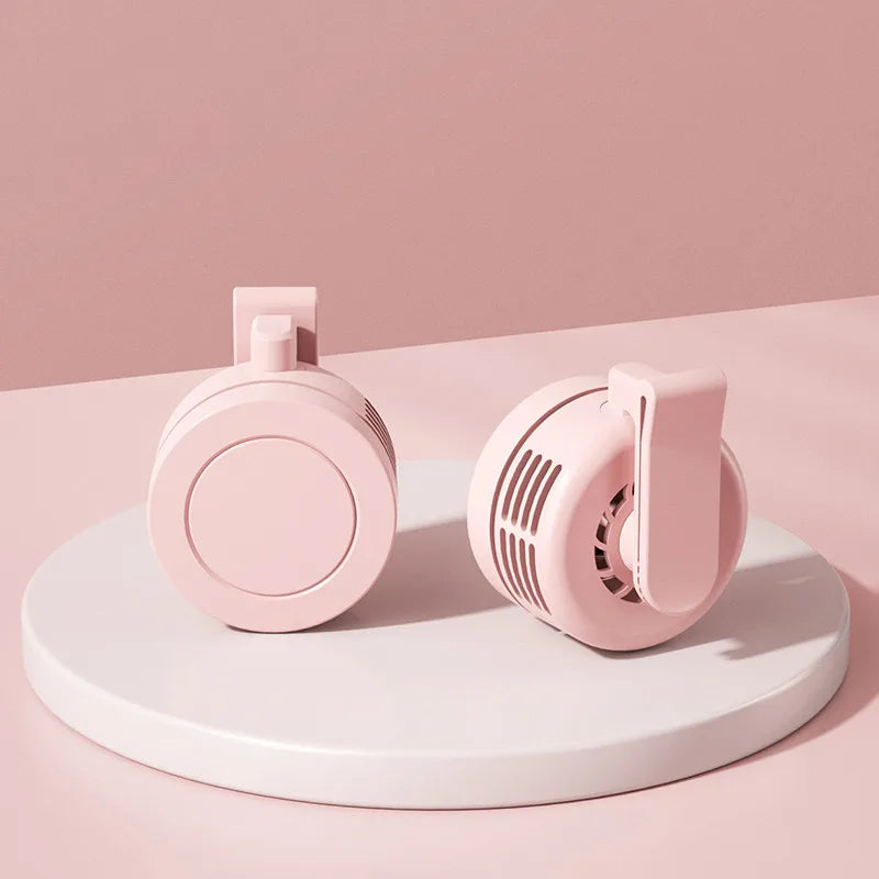 Luvikno | BreezeClip Mini Vifte | USB Oppladbar & Stillegående | Uten Rotorblader | For å Klype på Skjorte, Belte eller Nakke