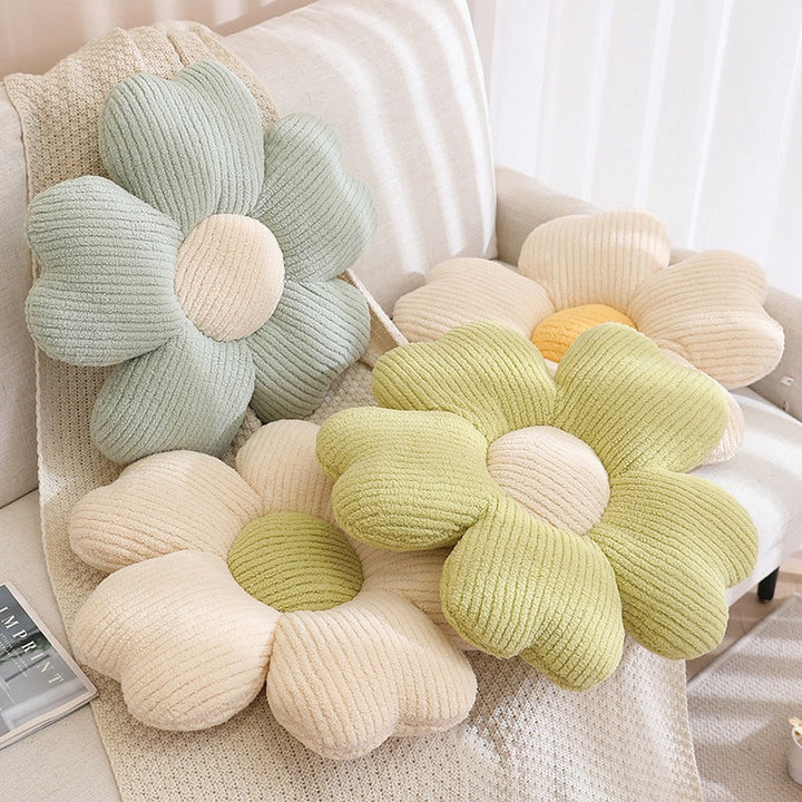 Fluffy Clover Flower Cushion | Luvikno