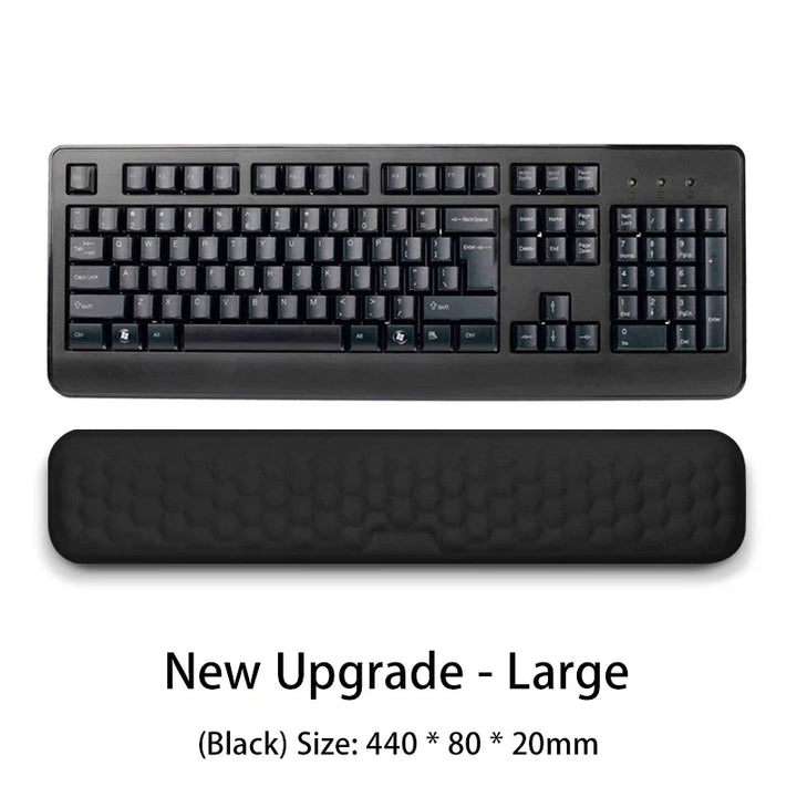 Luvikno | SilentaPad Håndleddstøtte | Ergonomisk Musmatte med Minne Skum & Massasjområde | For PC, Laptop & Gaming