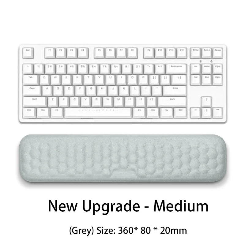 Luvikno | SilentaPad Håndleddstøtte | Ergonomisk Musmatte med Minne Skum & Massasjområde | For PC, Laptop & Gaming