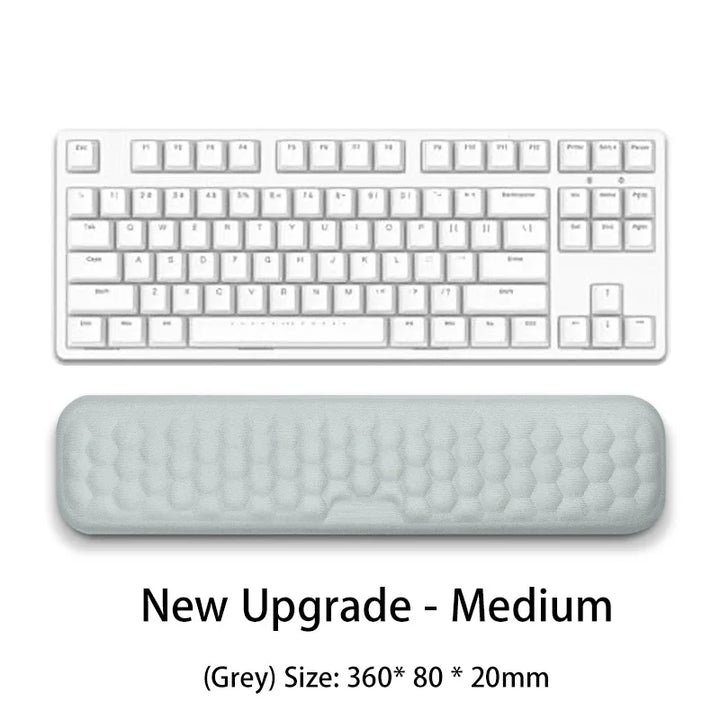 Luvikno | SilentaPad Håndleddstøtte | Ergonomisk Musmatte med Minne Skum & Massasjområde | For PC, Laptop & Gaming