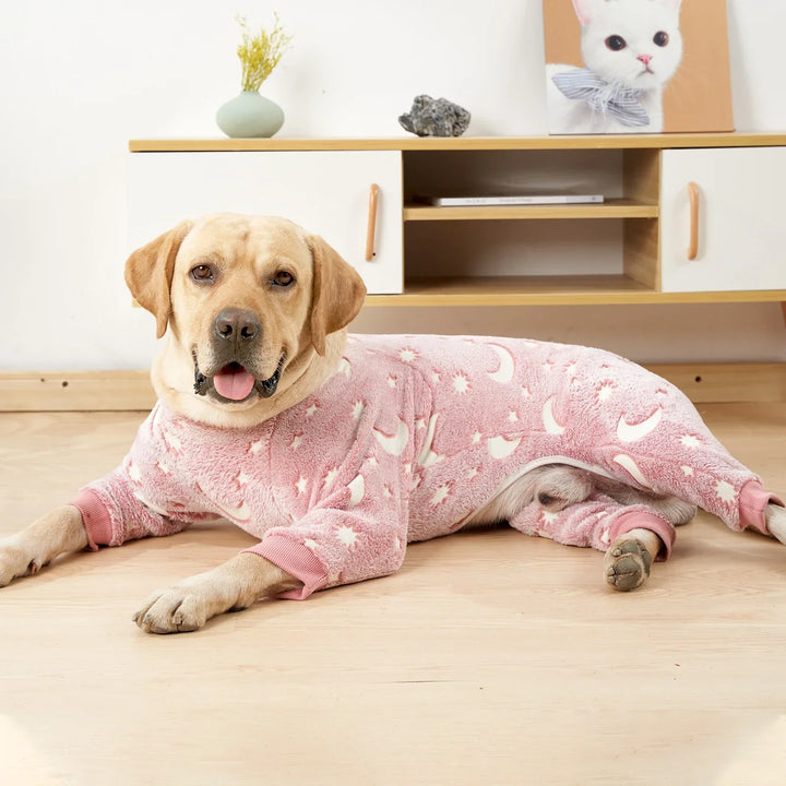 Varmere Hundepysjamas for vinteren fluffy og stretchable Luvikno