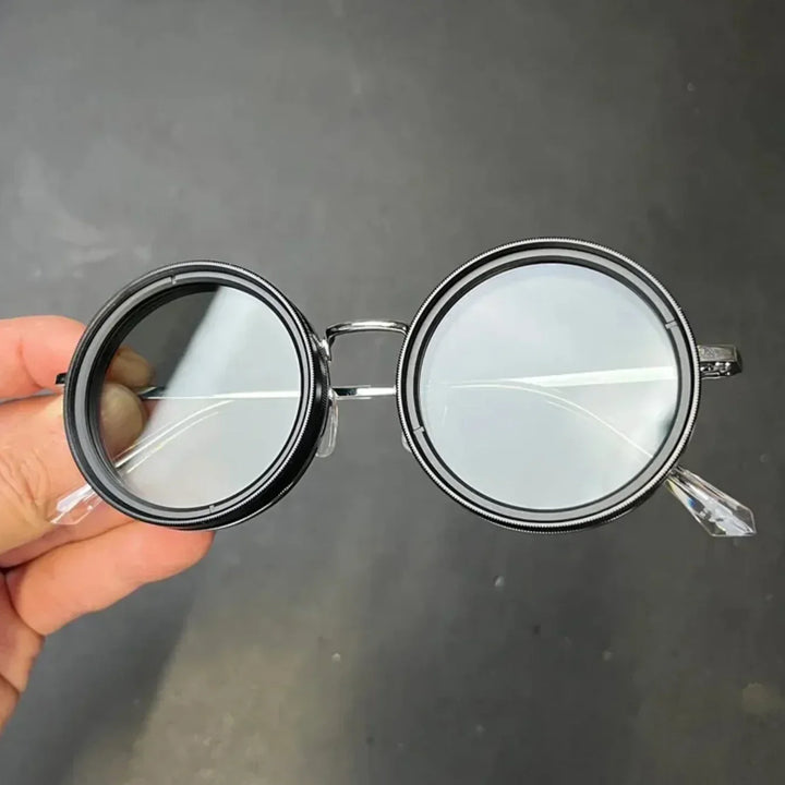 Luvikno | ShadowSunglasses | Solbriller med svarte linser Stilig UV-beskyttelse Motemode