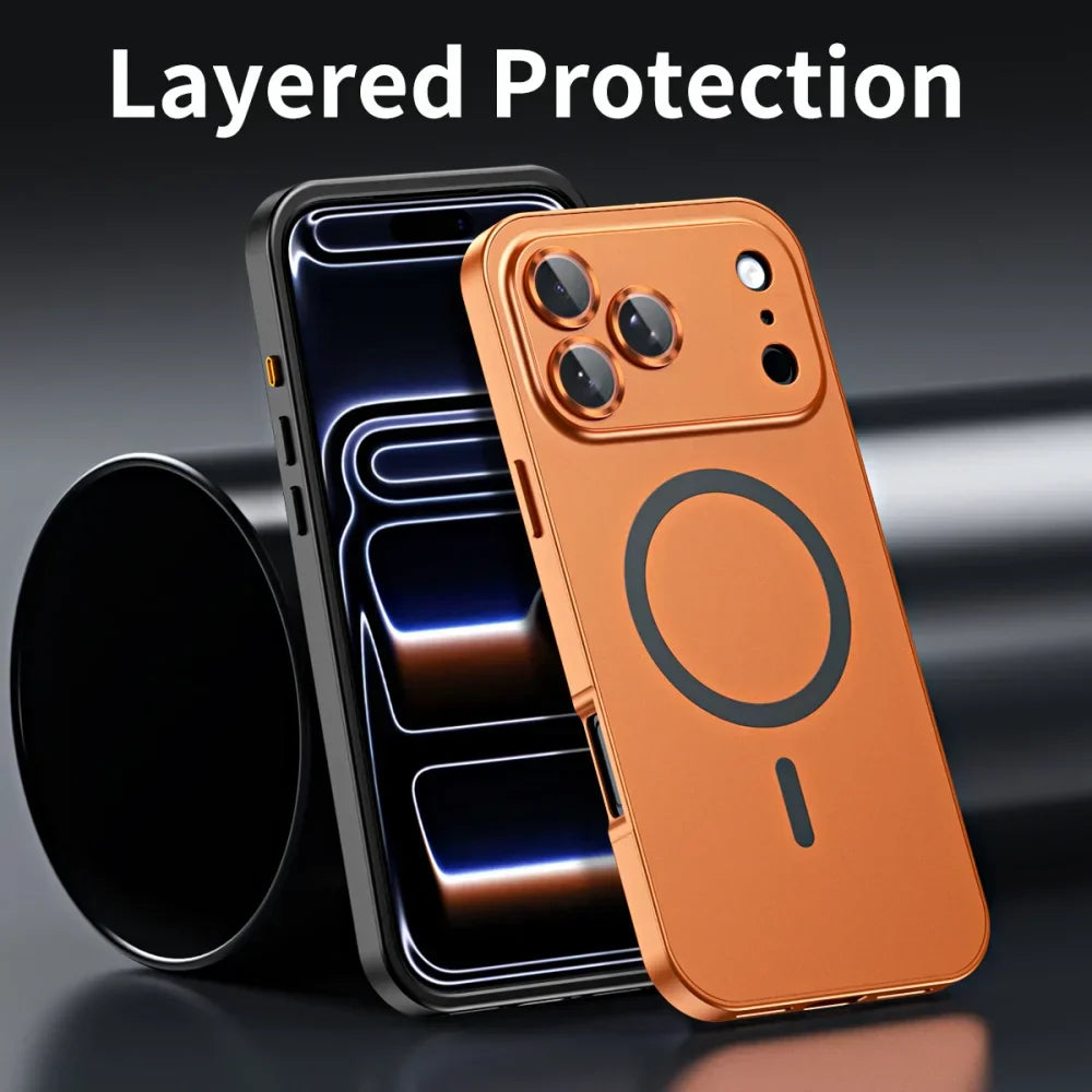 Luvikno | EliteGuard Metallramme Etui | Premium beskyttelse med et elegant utseende for enheten din