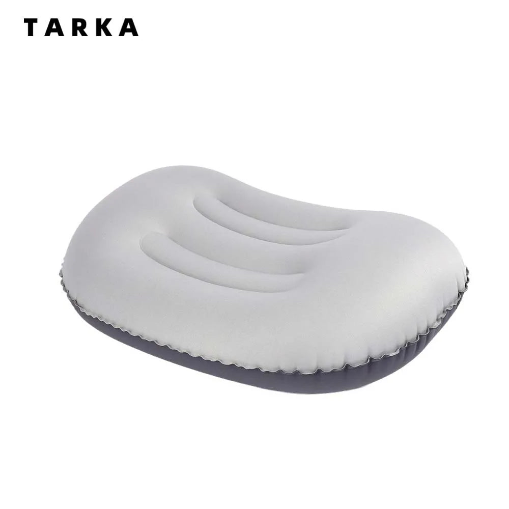 Luvikno | AirNest Oppblåsbar Utendørspute | Komprimerbar & Sammenleggbar | Nakke Støtte for Camping, Fotturer & Reise