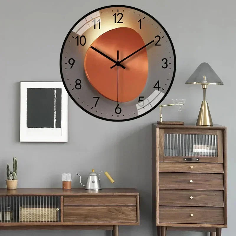 SilentTime - Digital veggklokke i klassisk stil - 8 tommers Luvikno