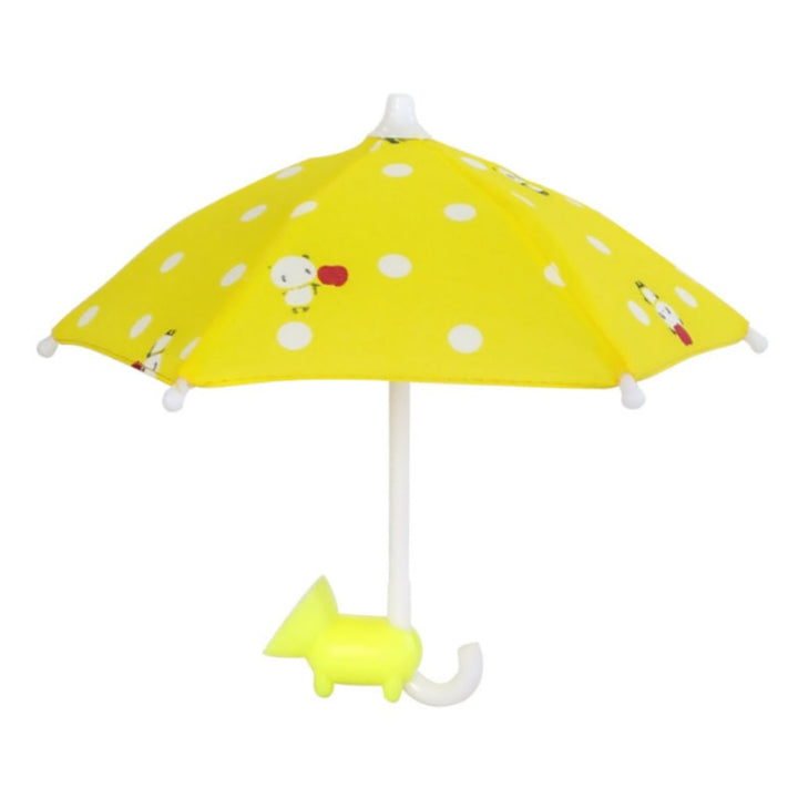 Telefon Parasol Solskjerm - Søt Mini Parasol for Telefon med Universell Justerbar Sugekopp Stativ | Luvikno