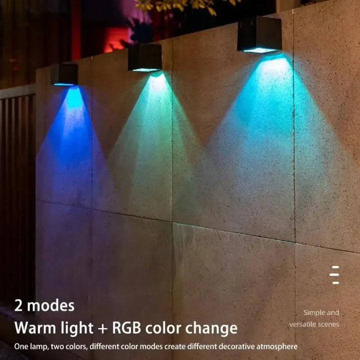Solar LED Utendørs Vegglampe | Luvikno