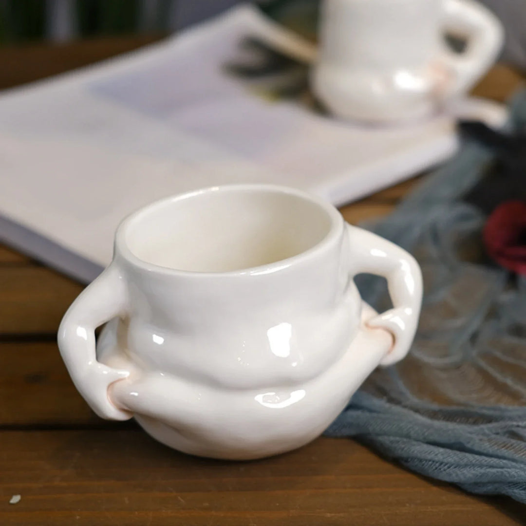 Die Liebesgriffe Kaffeetasse | Luvikno