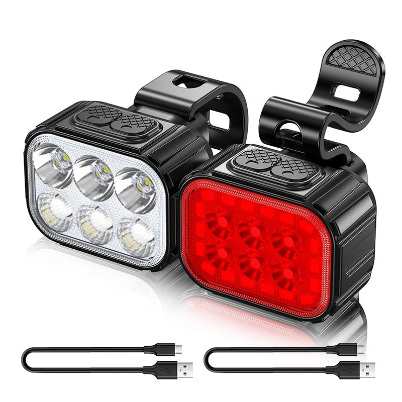 LED Sykkellys for Natt Sikkerhet Luvikno
