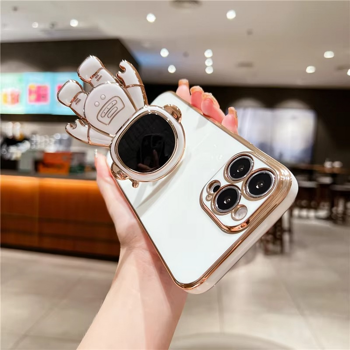 Astronaut Kickstand Myk Etui for Ulike iPhone Modeller Luvikno