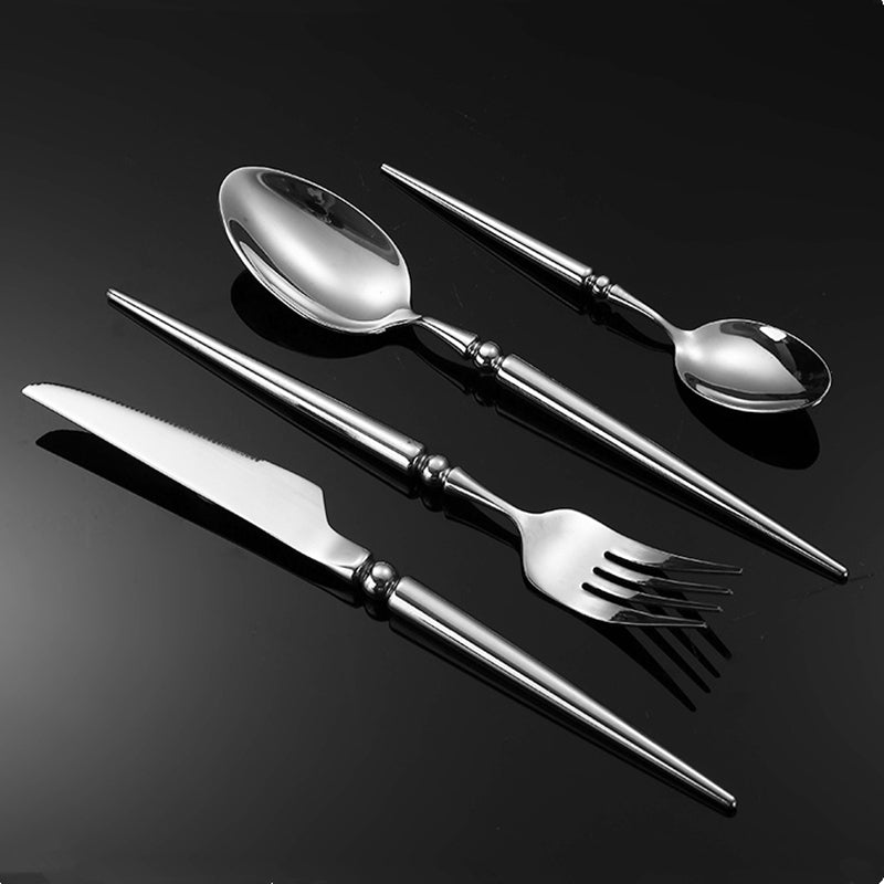 Vivian Silver Besteckset – Elegant Design | Luvikno