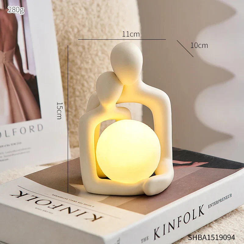 Eternal Bond Love Couple Night Decor Lamp | Luvikno