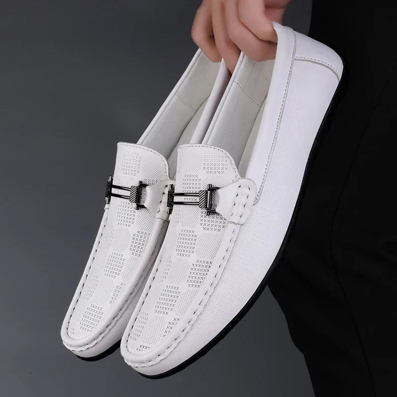 Luvik | Miesten loafers aidosta nahasta