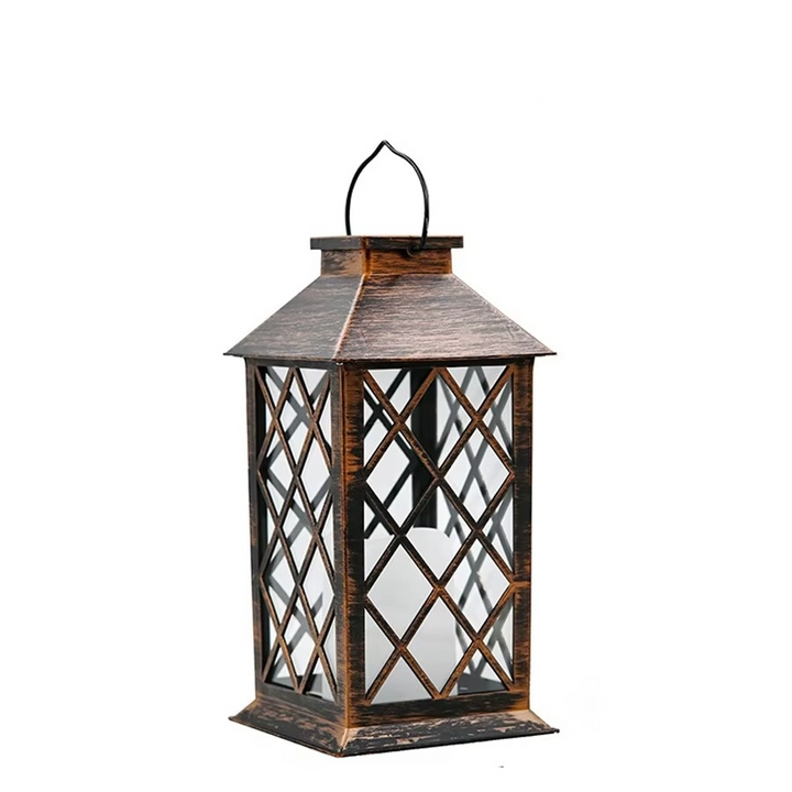 Elegant solcelledrevet hage-lanterne Luvikno