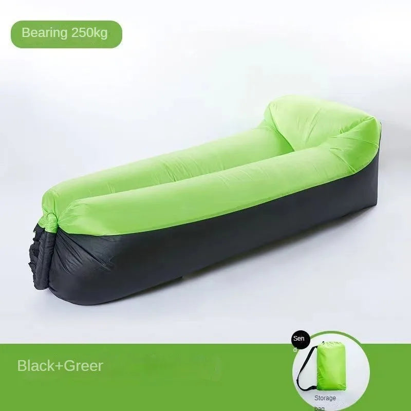 Luvikno | Airvana Oppblåsbar Sofa Utendørs | Bærbar Luftsofa for Camping & Strand | Med Hodepute & 30t Holdbarhet