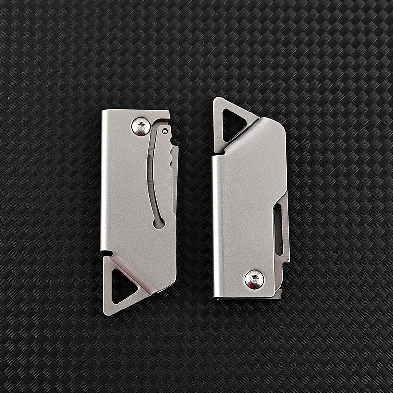 Foldbar Master Rustfritt Stål Overlevelse Mini Kniv | Luvikno