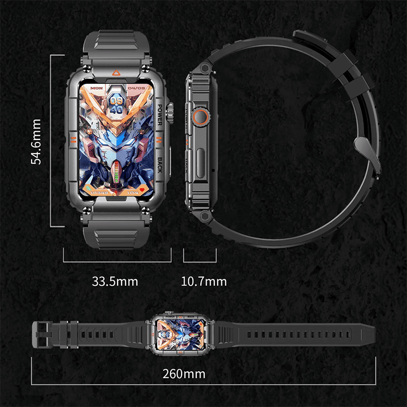 Luvikno | Robust og allsidig SIM-Smartwatch - TitanSmart