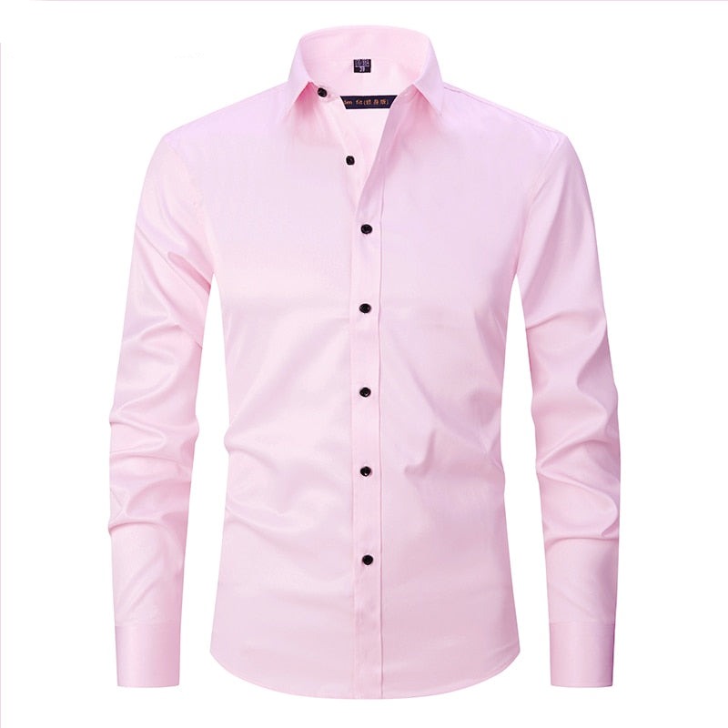 Luvik | Miehet Anti-Wrinkle Slim Fit pukeutua paita