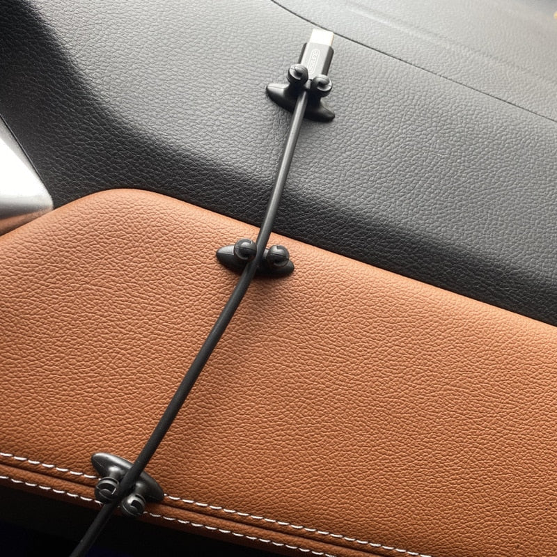 ChargeTidy Kleshengere - Lader Kabel Organisatorer (5 Stykker) Luvikno