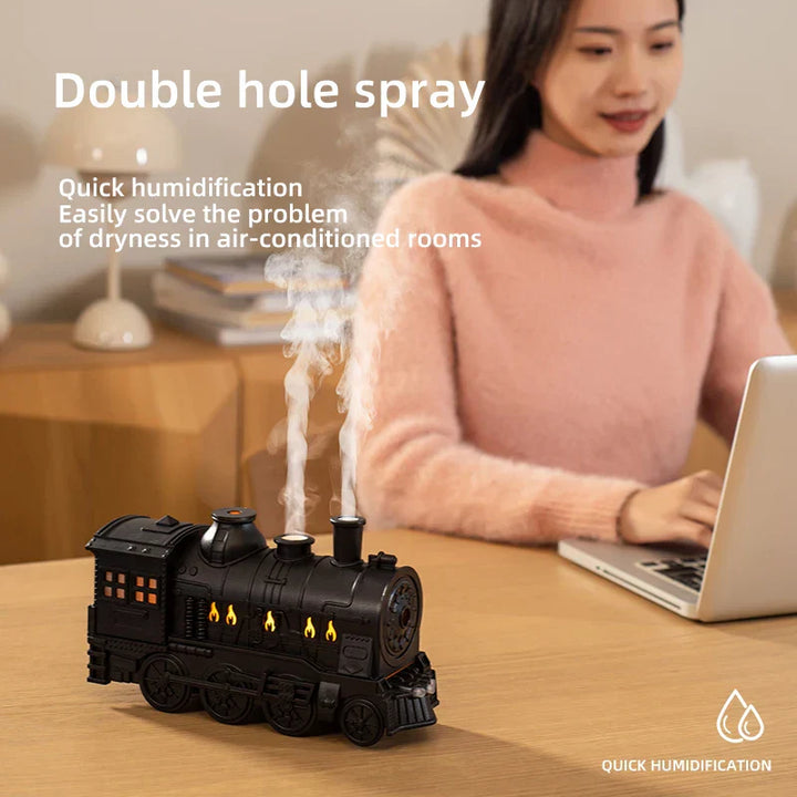 Mini Train Aromaterapi Eterisk Olje Diffuser Lampe Dekor | Luvikno