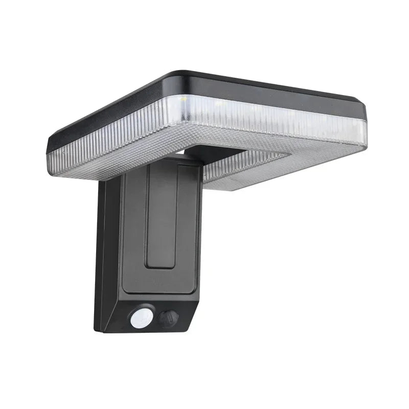 Luvikno | Solayra FoldWall Solcellevegglys | 3 Belysningsmoduser | 120° Vippbar | Med Bevegelsessensor og Skumringsbryter