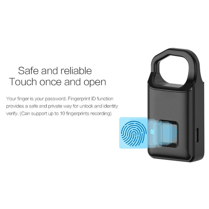 Touch Guard Smart Fingeravtrykk Vanntett Sikre Lås | Luvikno