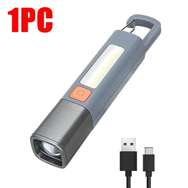 Ultra-Bright Long Shot USB Oppladbar Lommelykt | Luvikno