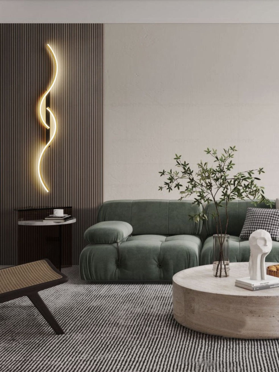Luvikno | Moderne LED Vegglampe – Kunstnerisk Kombinasjon av Former