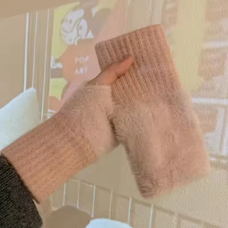 Luvikno | Unisex Fleece Fingervotter – Varme, Myke og Fungerende