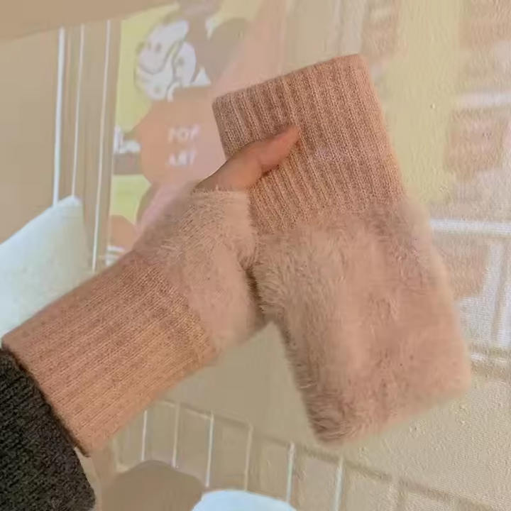 Luvikno | Unisex Fleece Fingervotter – Varme, Myke og Fungerende