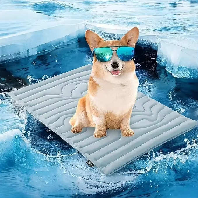 Ultimate Cooling Pet Mat for Cats & Dogs - Comfortable & Durable Sleeping Pad Luvikno