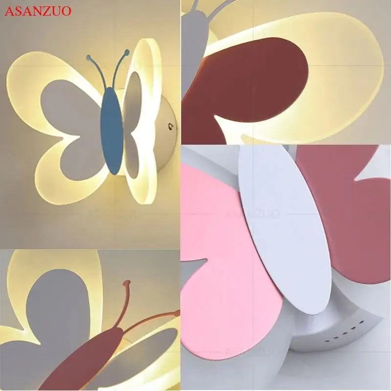 ButterflyGlow – LED Vegglampe i Sommerfugl Design for Rommet Luvikno