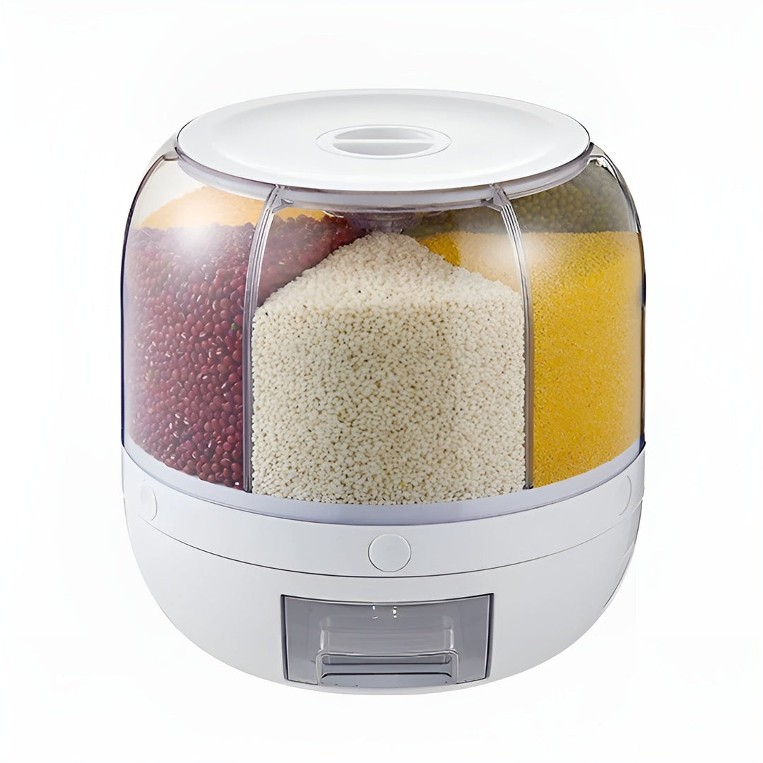 Grain Dispenser – Hygienisk med Insektbeskyttelse | Praktisk for Kjøkken & Oppbevaring | Luvikno