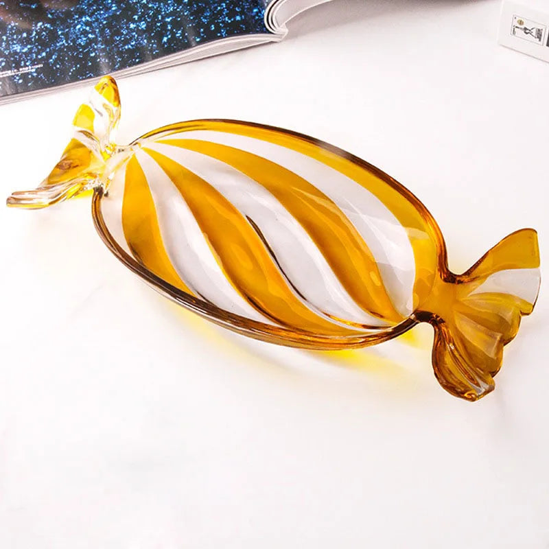 Candy-formet glass snacktallerken | Luvikno