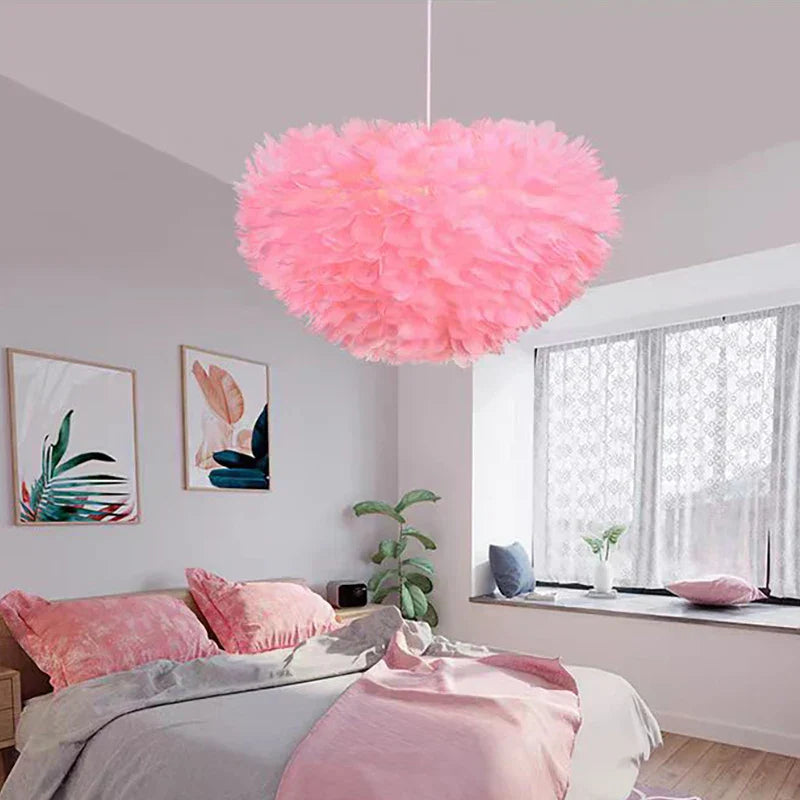 Cloud Like Realistic Feather Chandelier | Luvikno