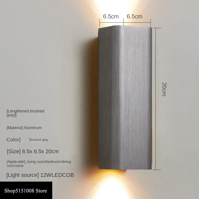 LumiGlow - Stillegående LED Vegglampe med Varme og Kjølige Lys | Luvikno