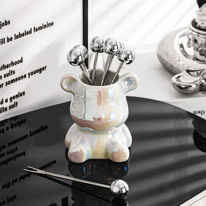 Nordic Tiny Bear Food Fruit Holder | Luvikno