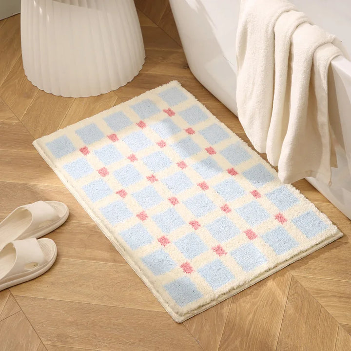 Lang Tufting Gitter Bade Matte | Luvikno