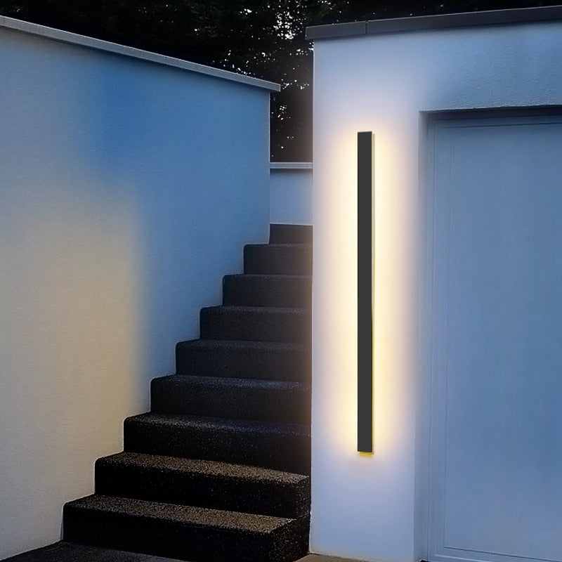 Utendørs Vegglampe Aluminium Moderne LED Vegglampe Luvikno