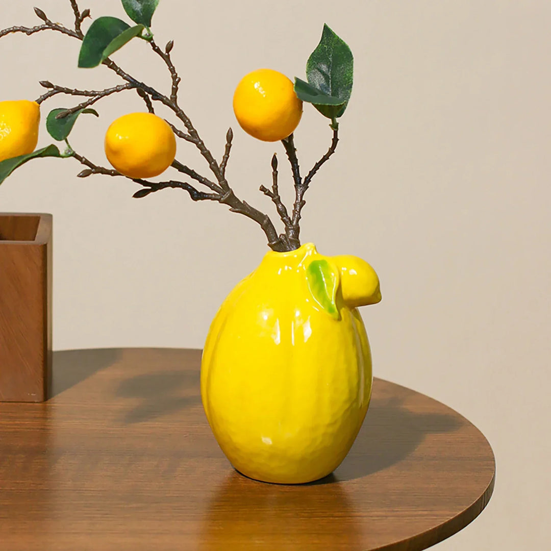 Lemon Keramisk Vase | Luvikno